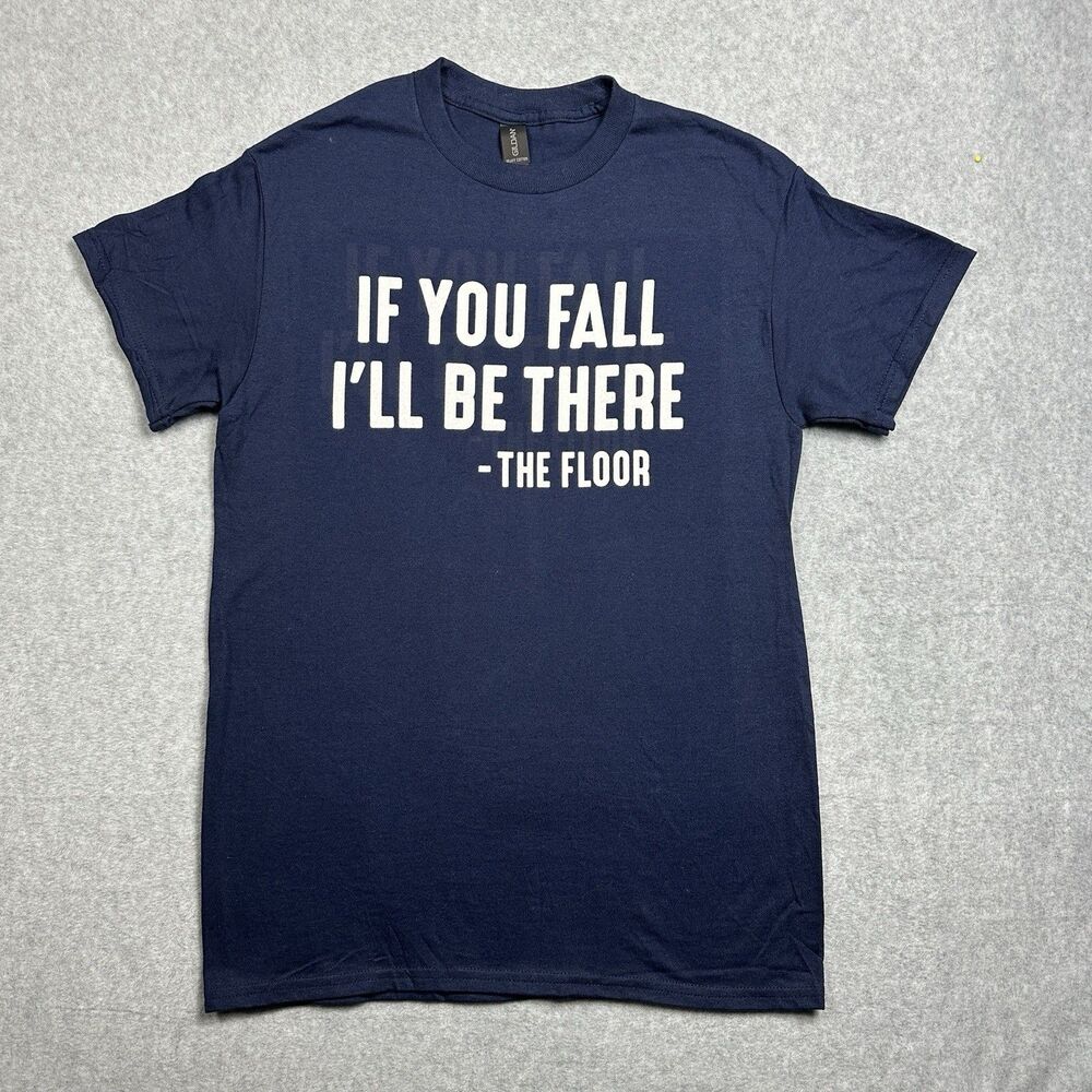 NWT GILDAN Men’s S/P If You Fall I'll Be There Short Sleeves Crew Neck T’shirt